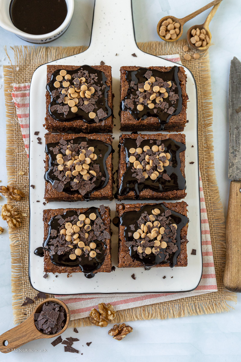 Saftige Brownies mit Zucchini