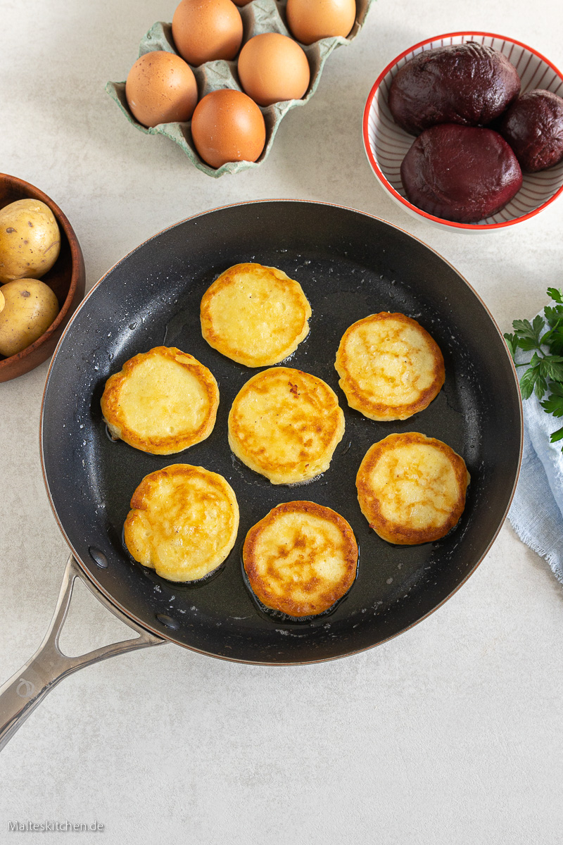 Gebratenen Blinis