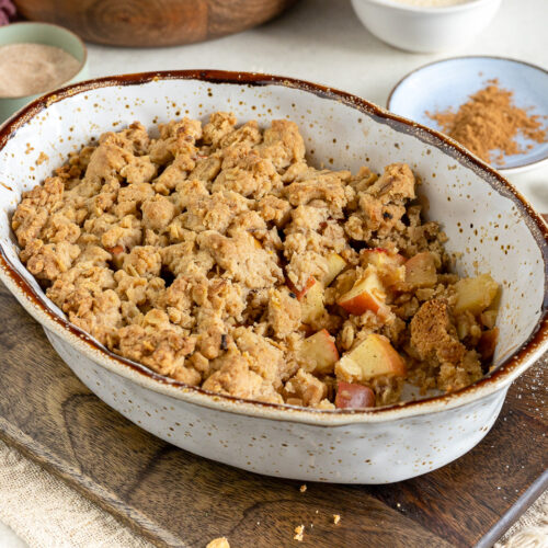 Apple-Crumble mit knusprigen Streuseln