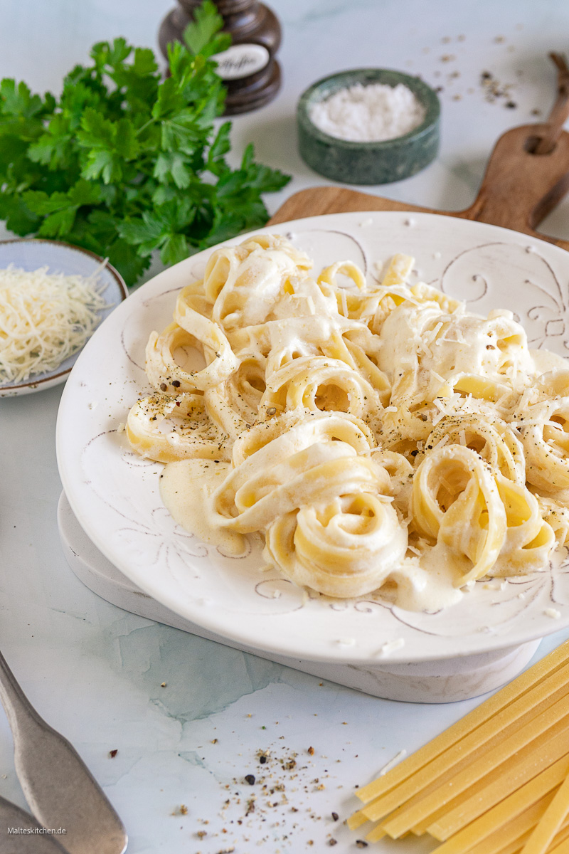 Cremige Fettuccine Alfredo