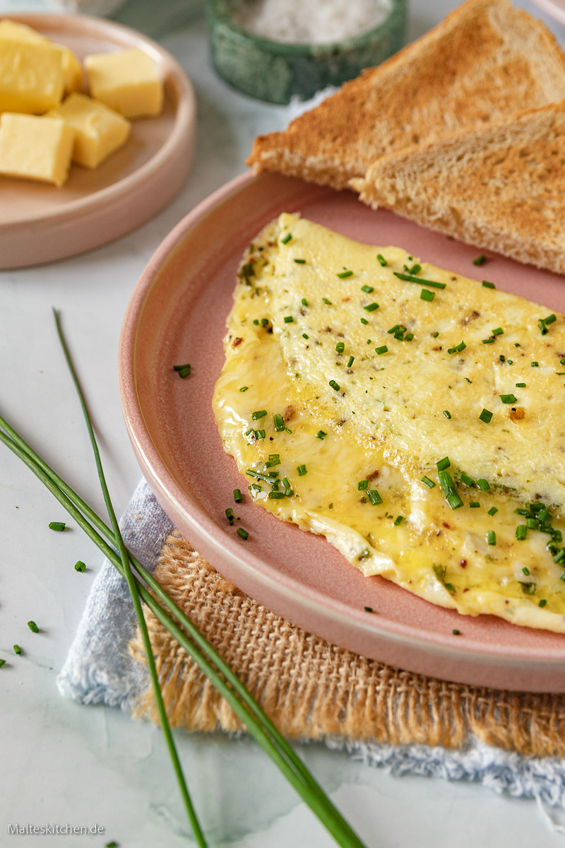 Leckeres gebratene Ei zum Frühstück
