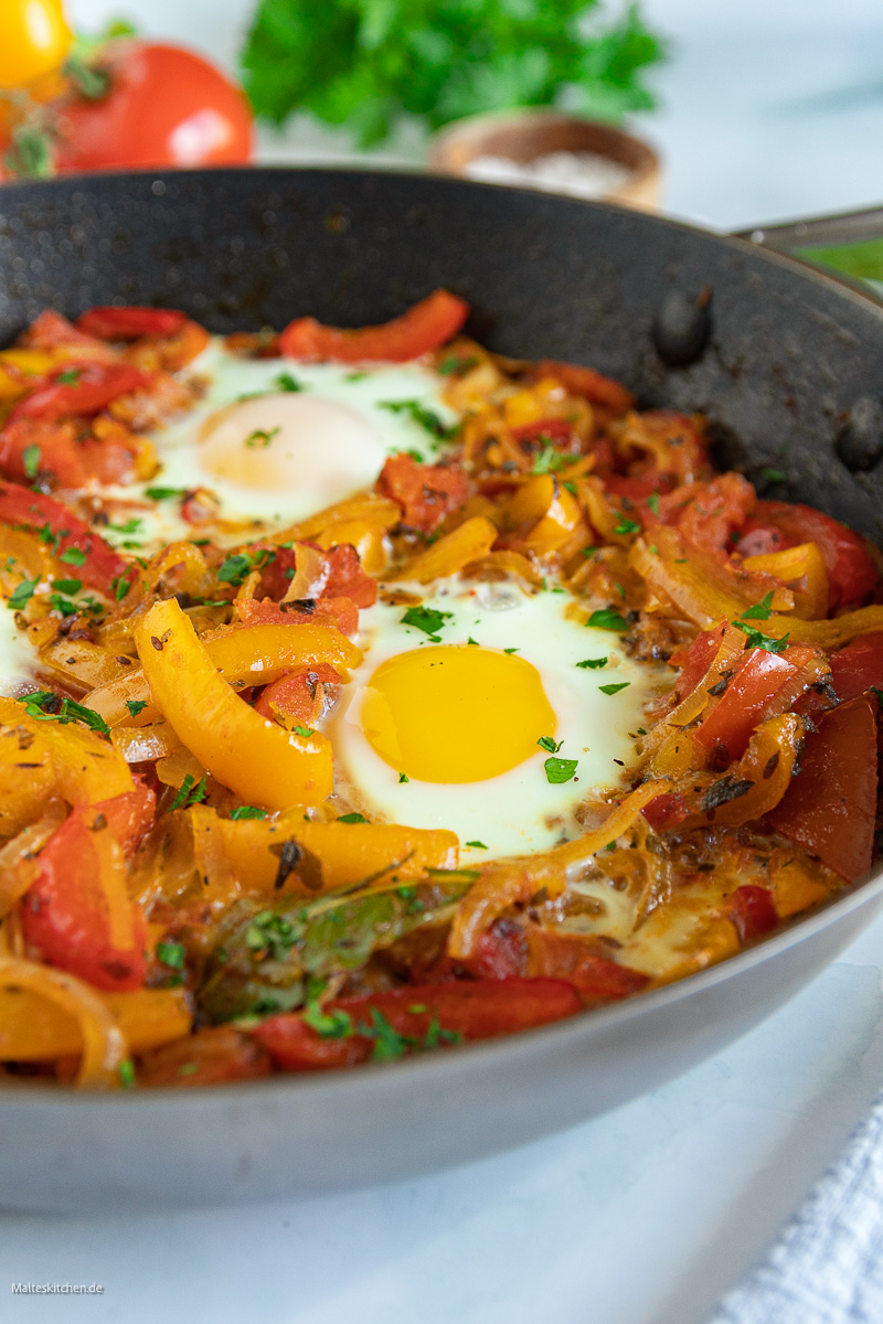 Shakshuka - Nationalgericht in Israel.