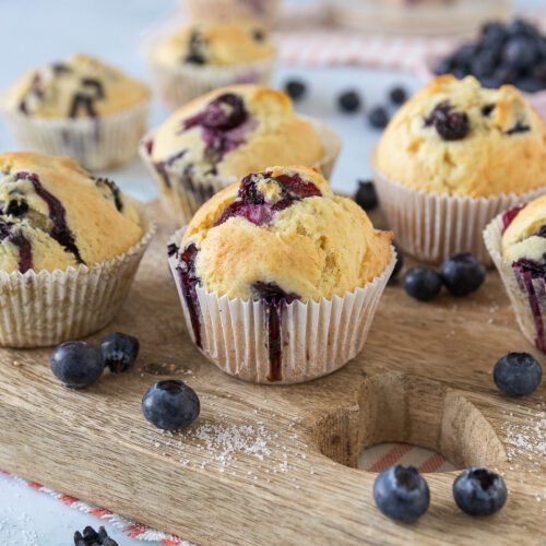 Saftige Blaubeer-Muffins