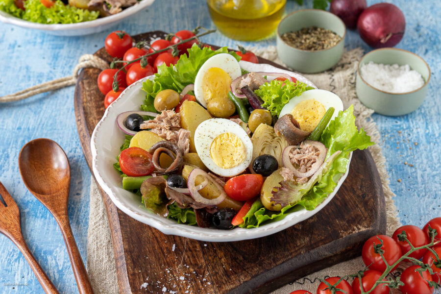 Nizza-Salat mit Thunfisch und Eiern
