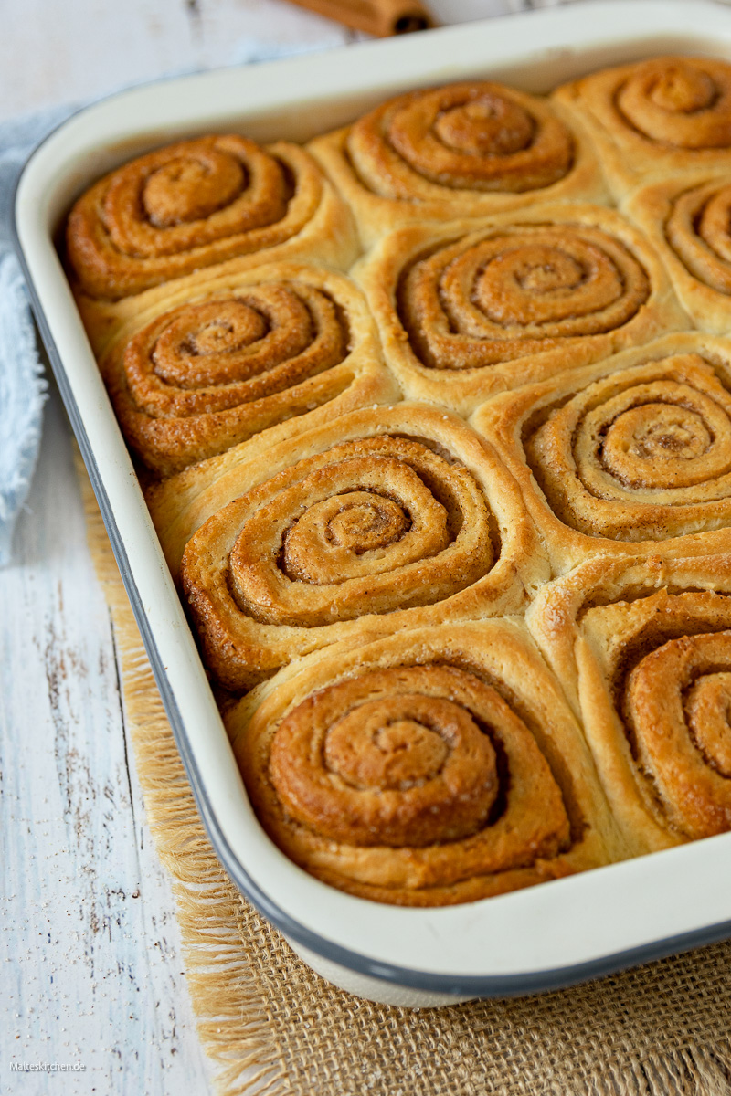 Fluffige Schnecken aus Hefeteig