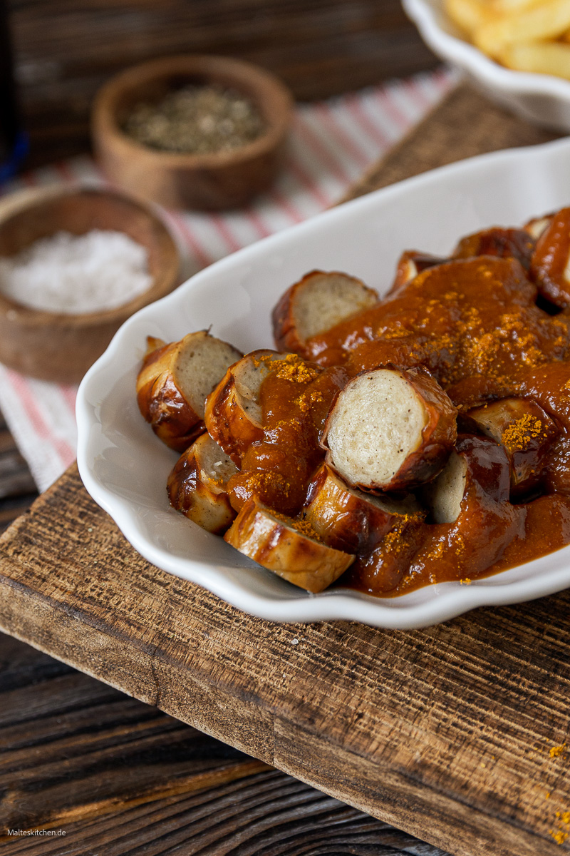 Leckere Currysauce für eine Currywurst