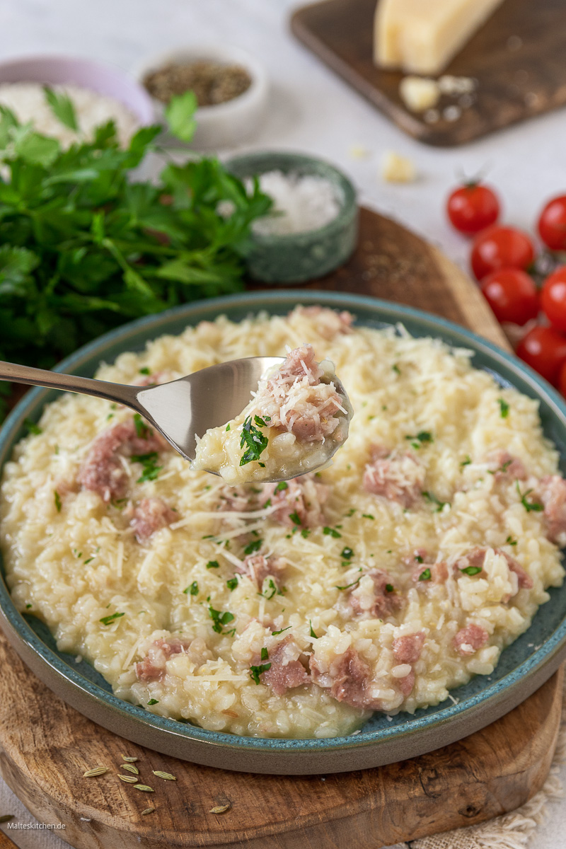 Ein leckeres italienisches Reisgericht.