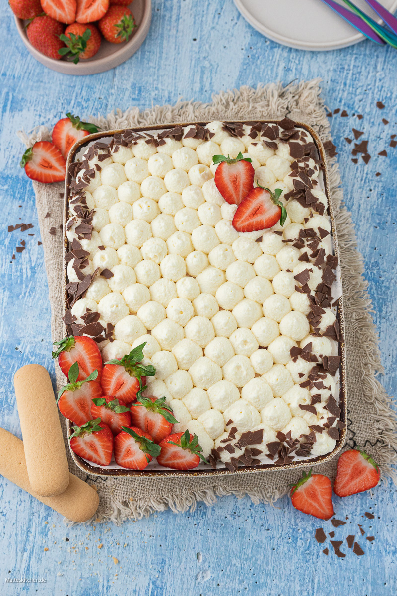 Erdbeer-Tiramisu