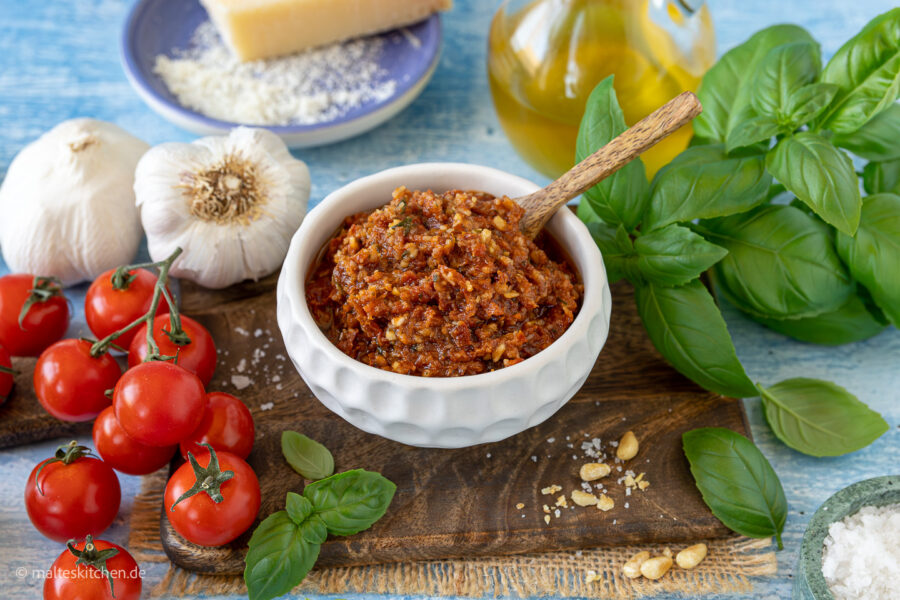 Pesto Rosso Rezept