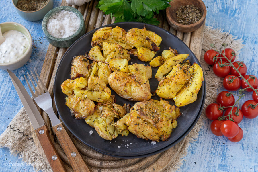 Smashed Potatoes aus dem Backofen
