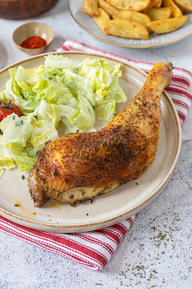 Hähnchenschenkel aus dem Backofen
