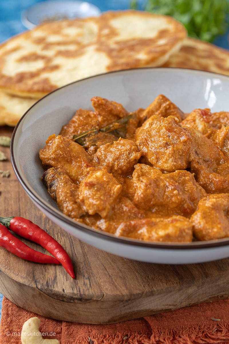 Unheimlich leckeres indisches Hähnchen in Masala Sauce.