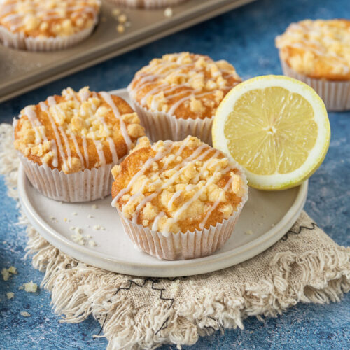 Saftige Zitronenmuffins
