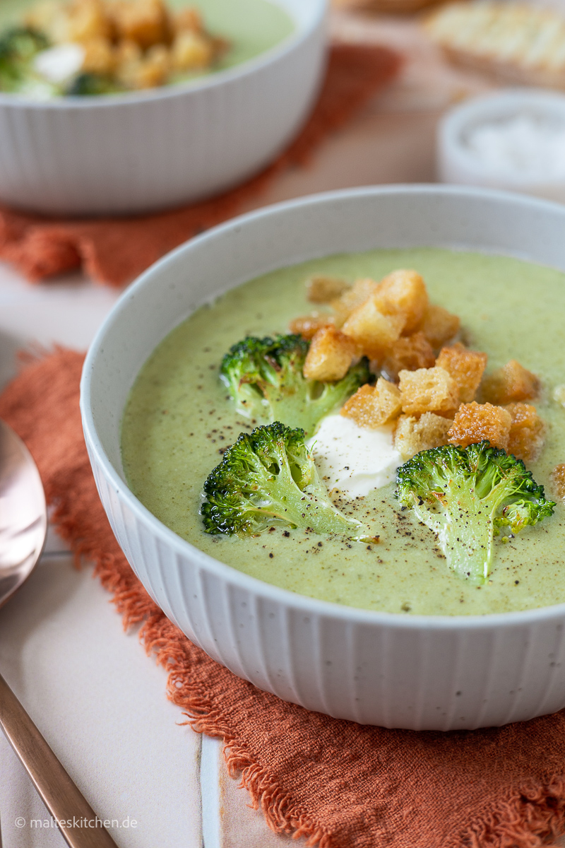 Eine einfach leckere Brokkolisuppe.