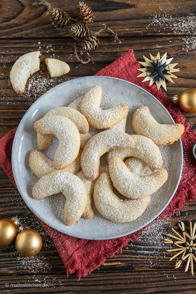 Vanillekipferl zu Weihnachten