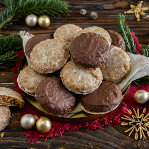 Elisen Lebkuchen an Weihnachten