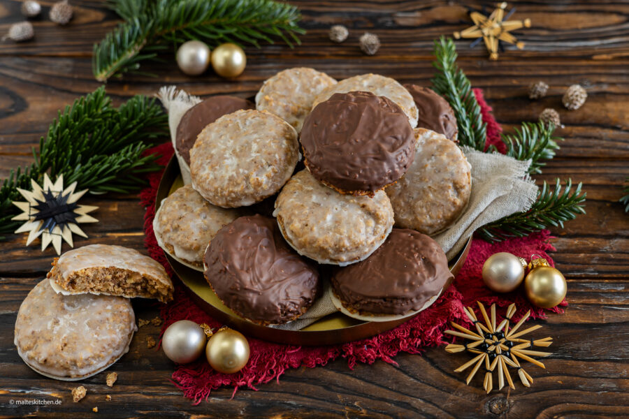 Elisen Lebkuchen an Weihnachten