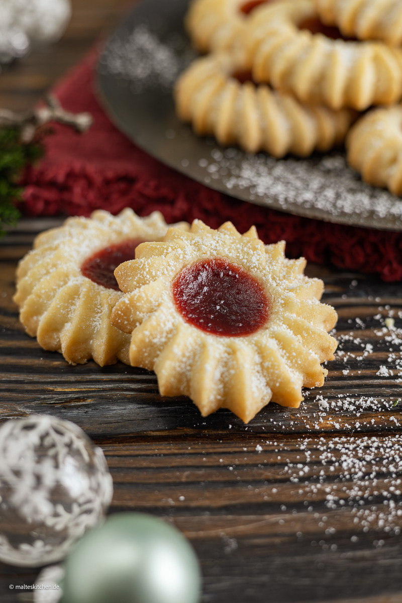 Mürbes Sandgebäck für Weihnachten
