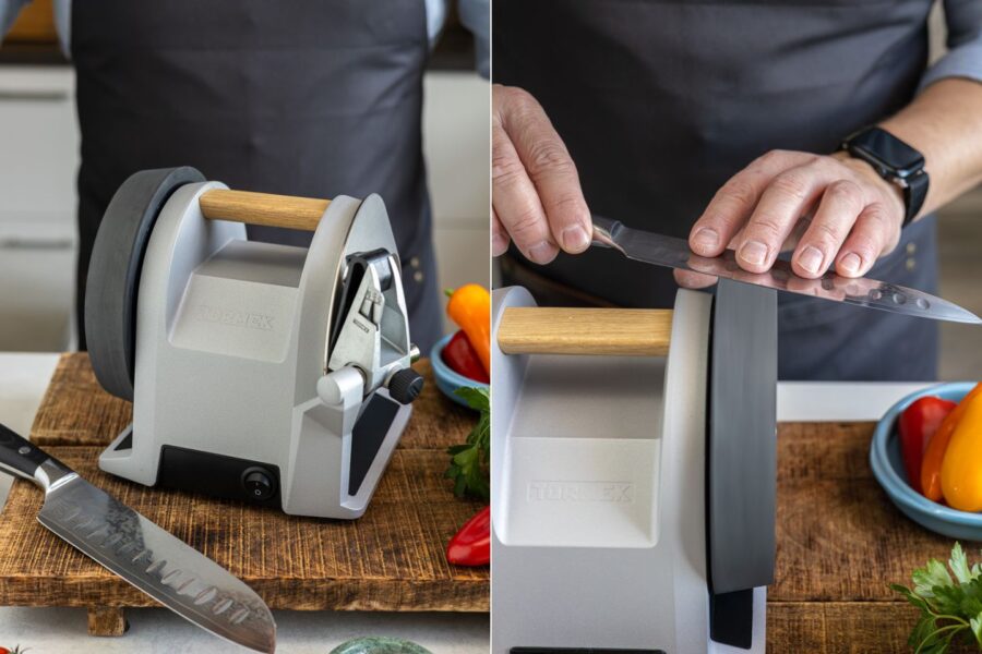 Die Tormek T-1 Messerschleifmaschine.