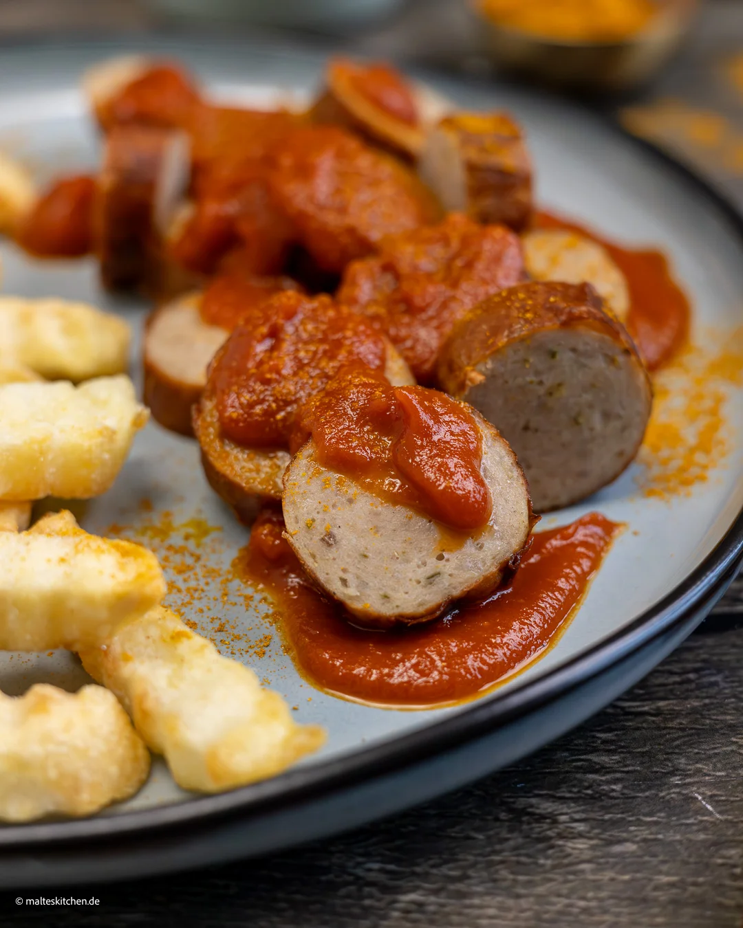 Curryketchup mit Currywurst