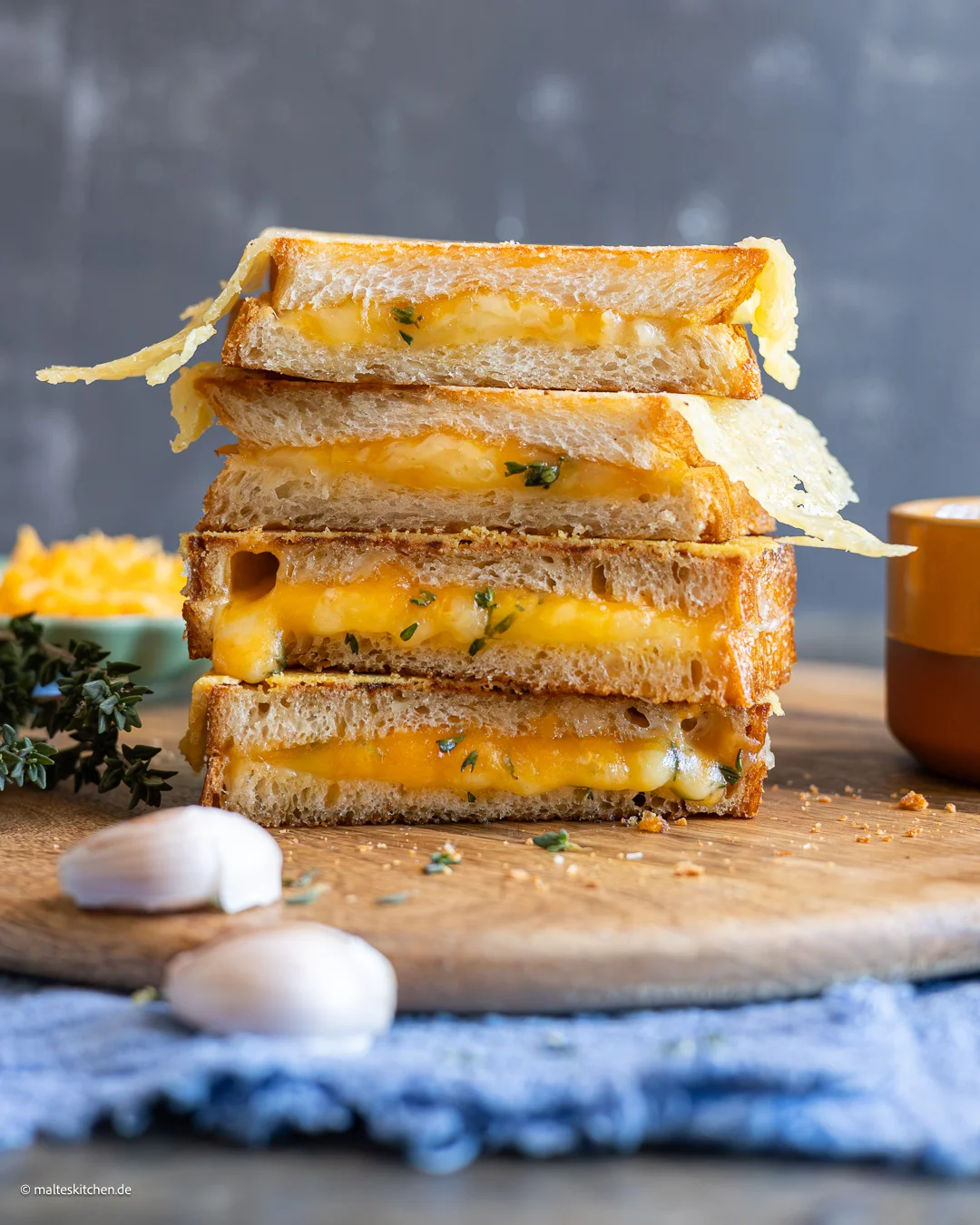 Gegrilltes Käsesandwich