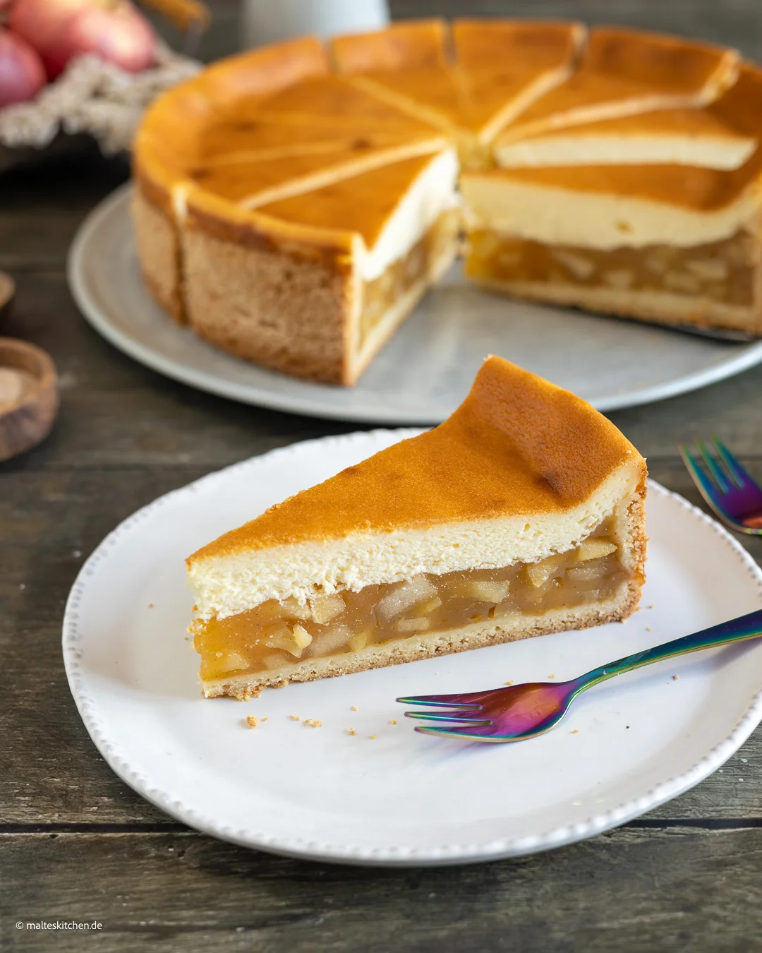 Apfel-Schmand-Kuchen nach Rezept meiner Oma.