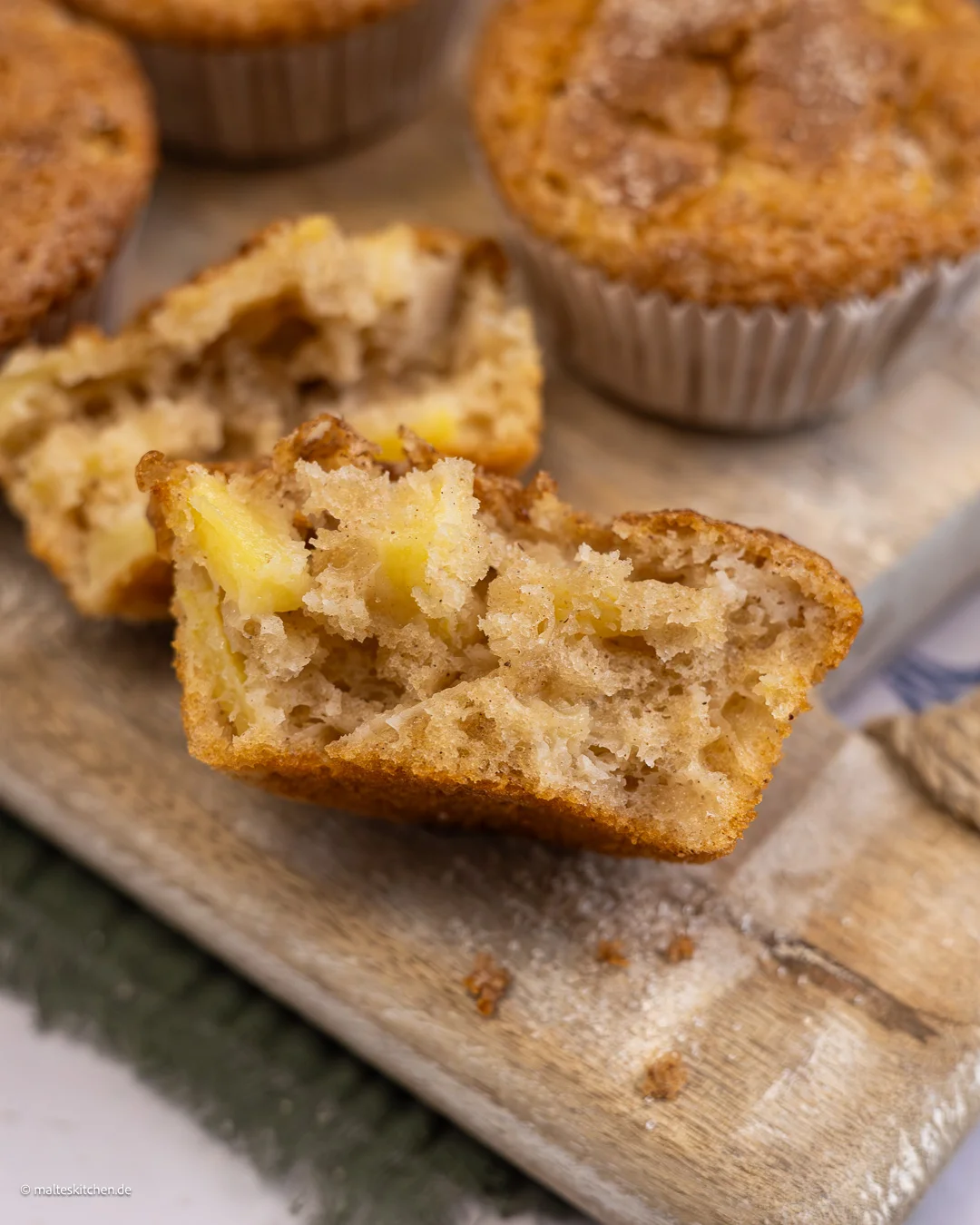 Saftige Apfelmuffins