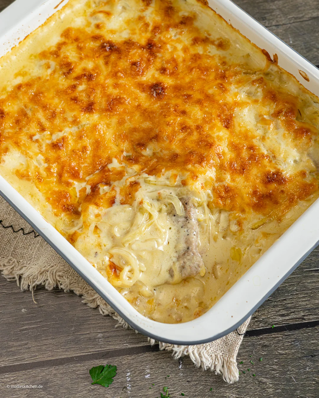 Zwiebel-Sahne-Schnitzel