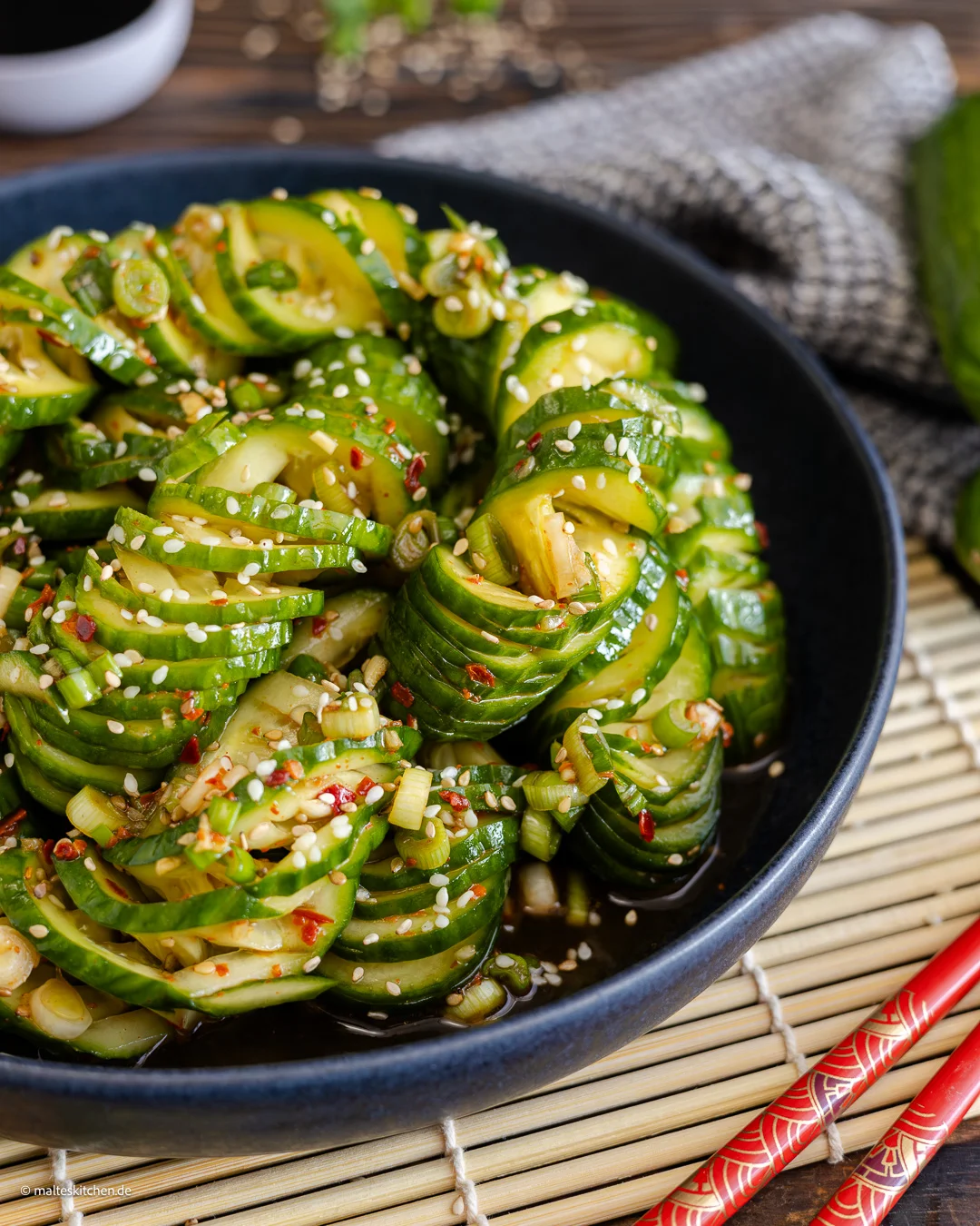 Gurkensalat auf koreanische Art