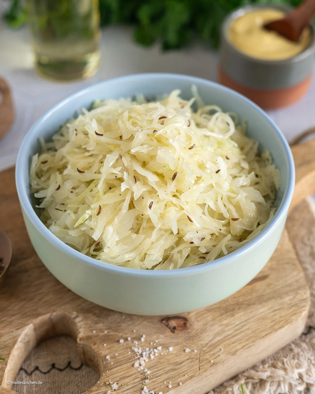Krautsalat klassisch und lecker.