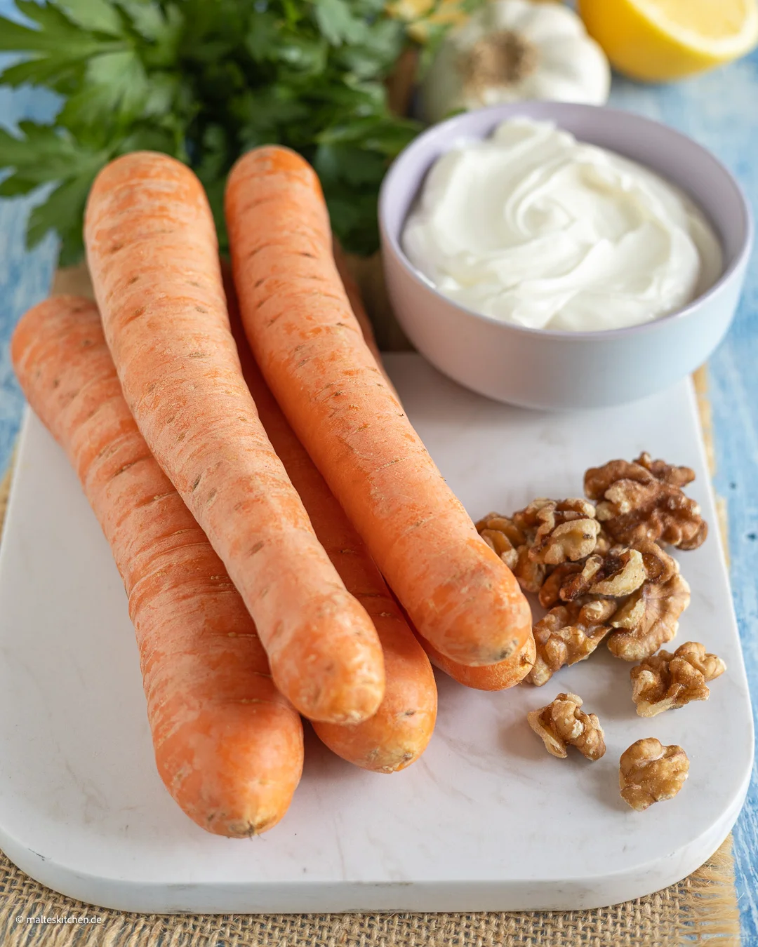 Möhren für den Salat