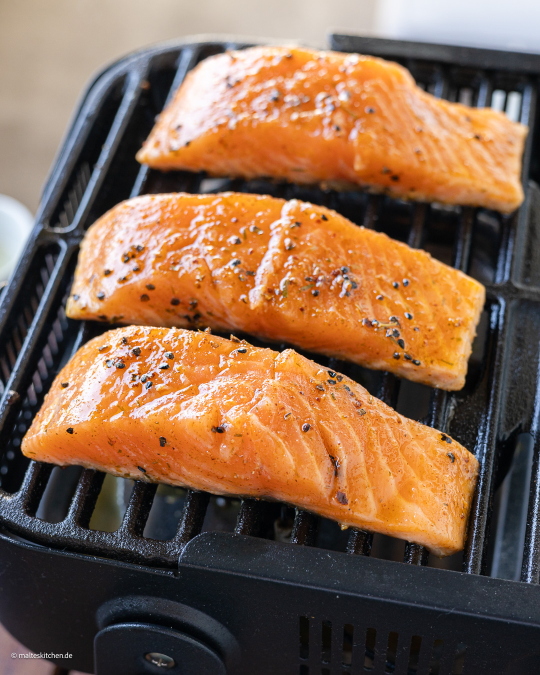 Lachsfilet vom Grill