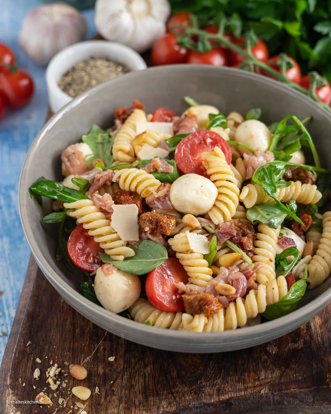 Nudelsalat italienisch und lecker