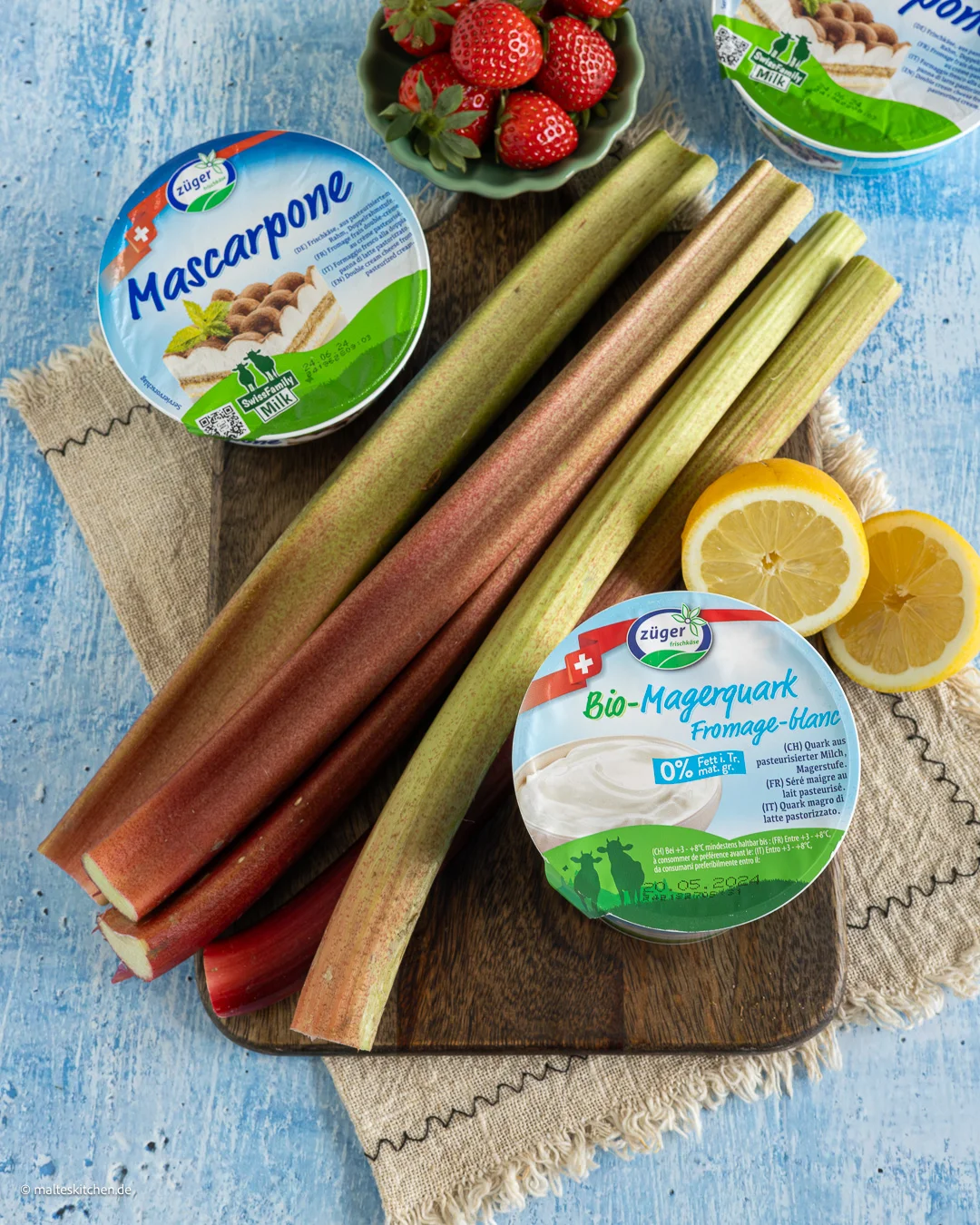 Züger Magerquark und Mascarpone.