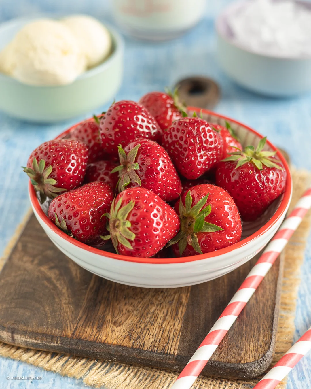 Frische Erdbeeren