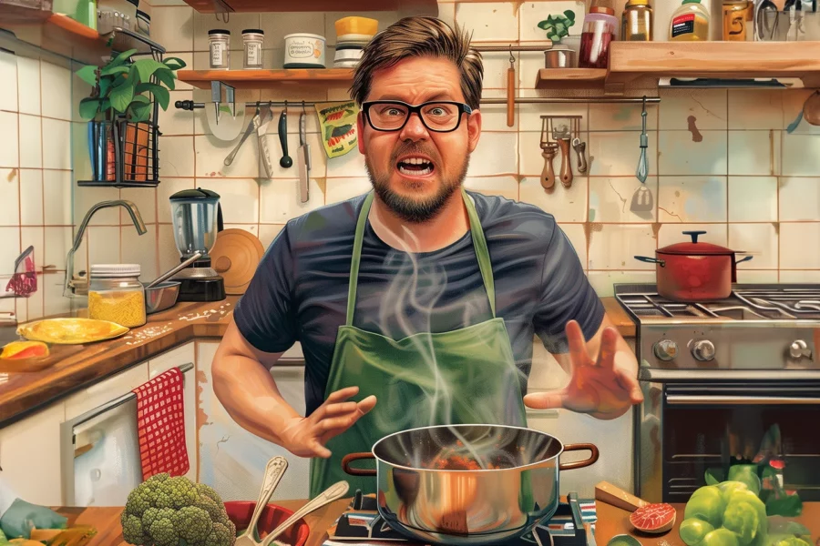 Anfänger Fehler beim Kochen