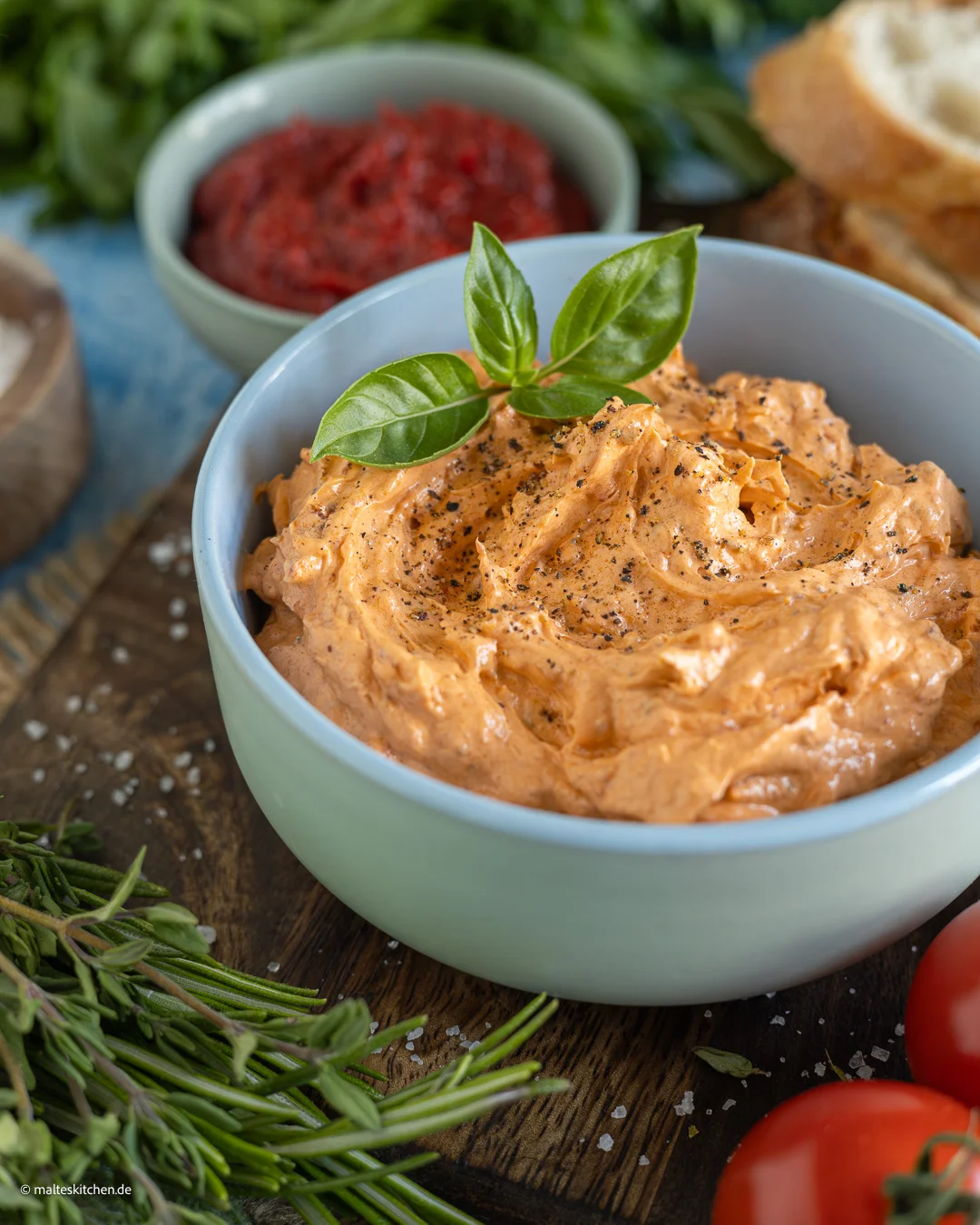 Tomatenbutter aus getrockneten Tomaten