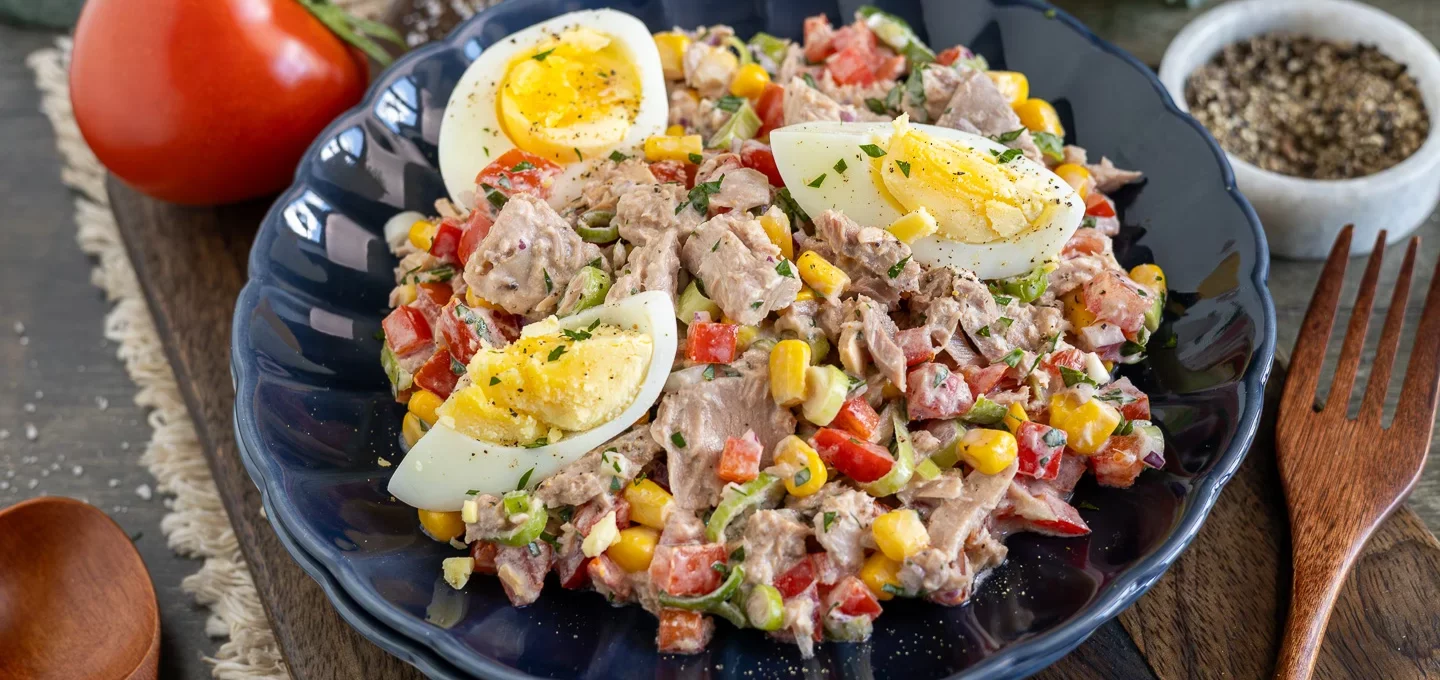 Thunfischsalat mit Eiern