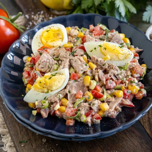 Thunfischsalat mit Eiern