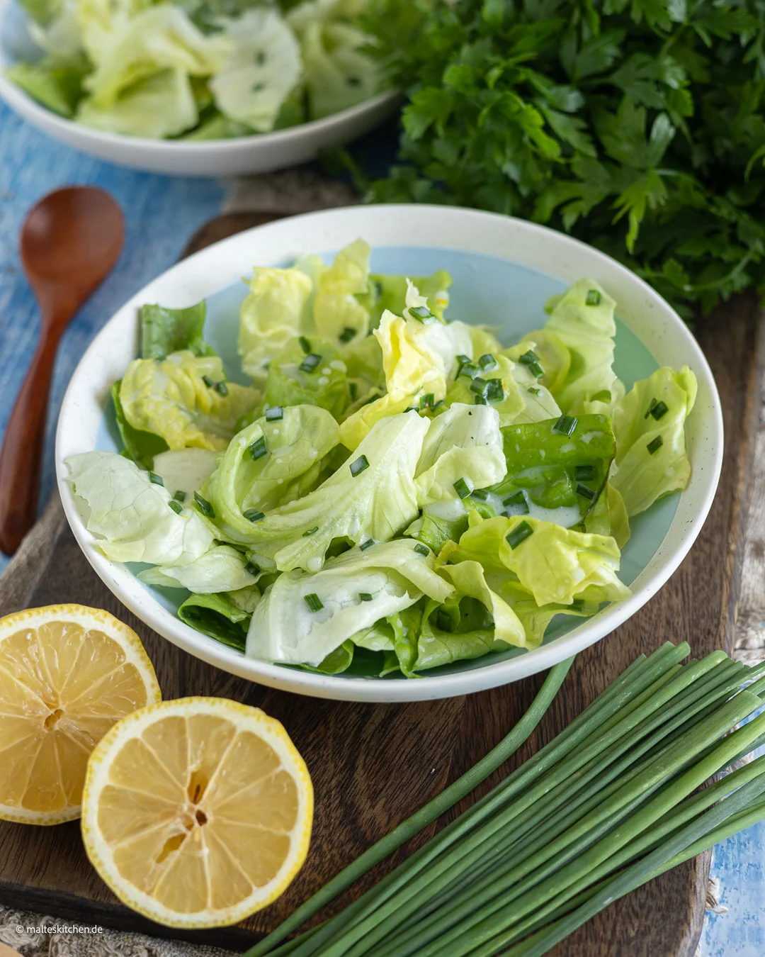 Salatdressing mit Buttermilch und Zitronen