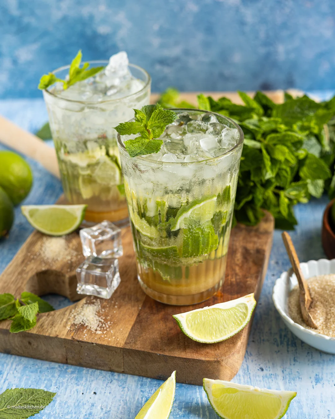 Ein sommerlicher Cocktail ohne Alkohol.