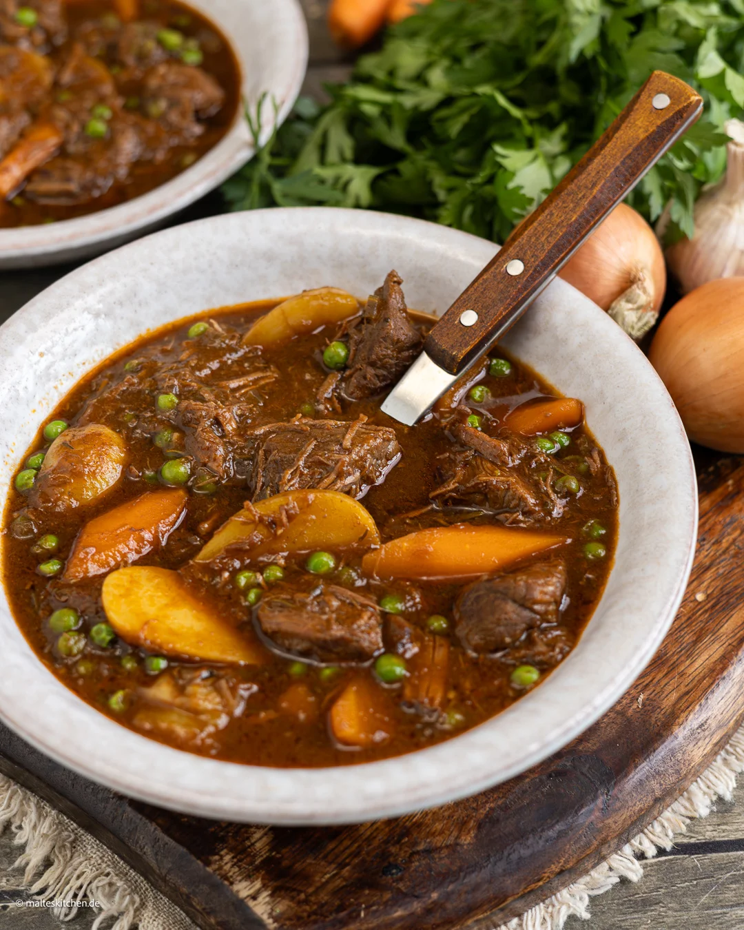 Einfach nur grandios lecker - Beef Stew mit Rindfleisch.
