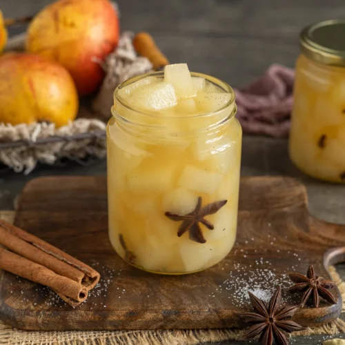 Leckeres Birnenkompott für den Herbst