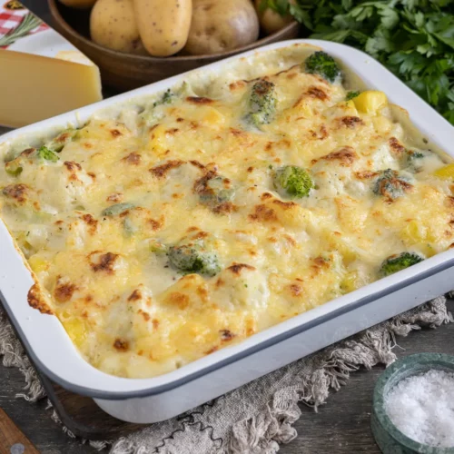 Leckerer Gemüseauflauf mit Käse