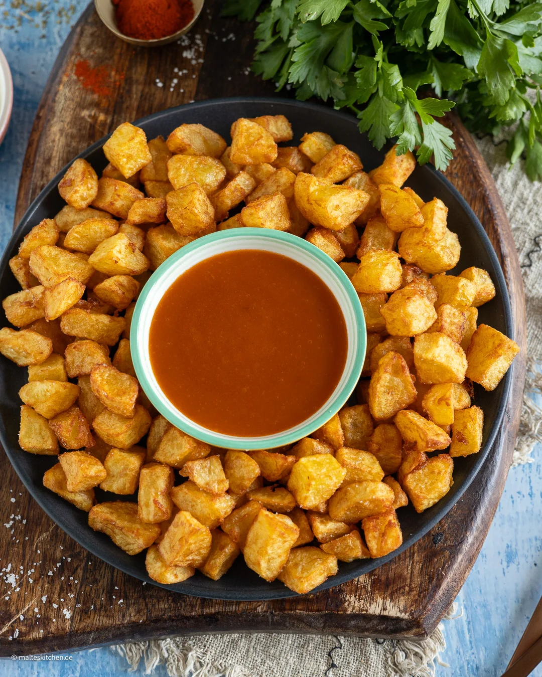 Spanische Tapas - Patatas Bravas