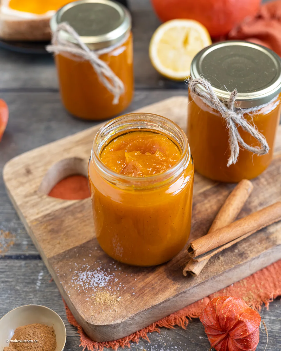 Eine tolle Marmelade mit Hokaido Kürbis