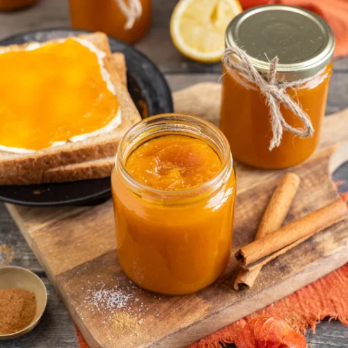 Kürbismarmelade mit Apfel