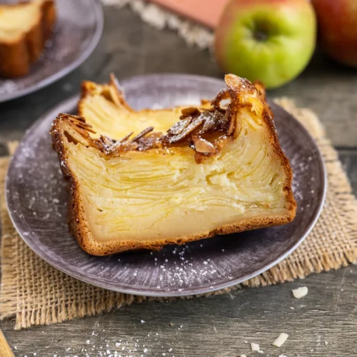 Unsichtbarer Apfelkuchen - saftig und lecker
