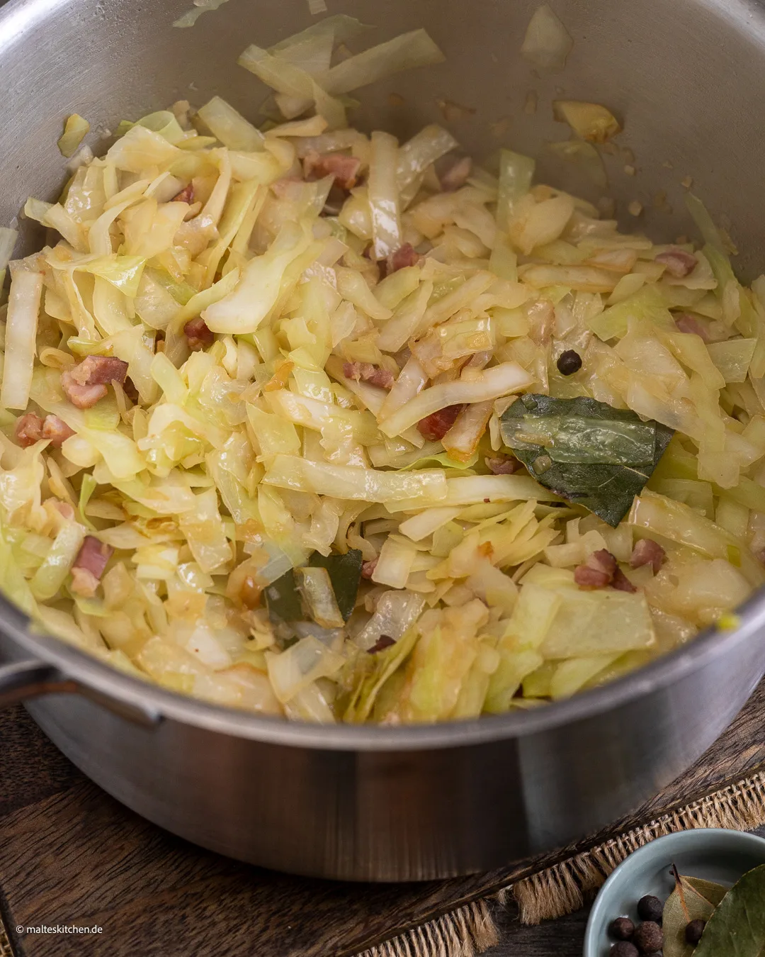 Weißkohl anbraten