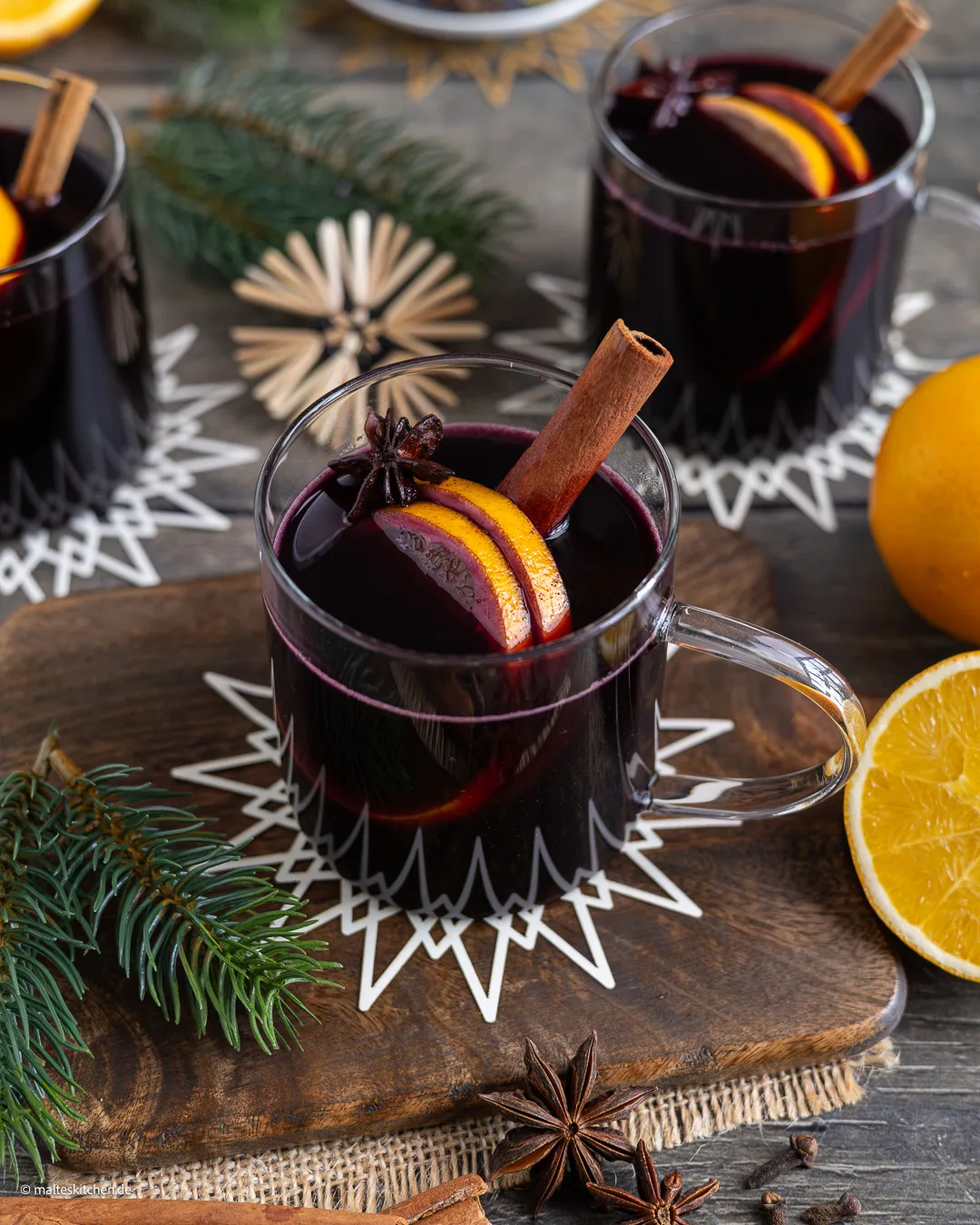 Glühwein aus Rotwein